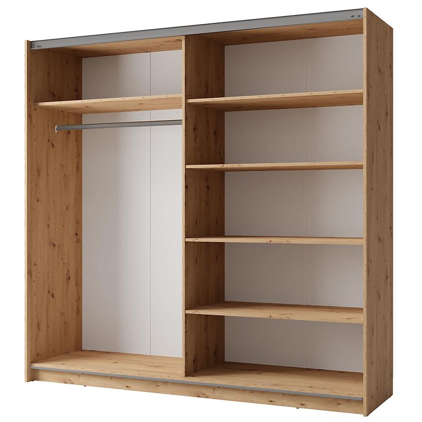 MO Arsala III Sliding Wardrobe 200 cm– Artisan Oak