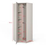 PK Bianco 20 Hallway Wardrobe Set - Upholstered Panels in Various Colours