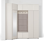 PK Bianco 20 Hallway Wardrobe Set - Upholstered Panels in Various Colours