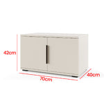 PK Bianco 20 Hallway Wardrobe Set - Upholstered Panels in Various Colours