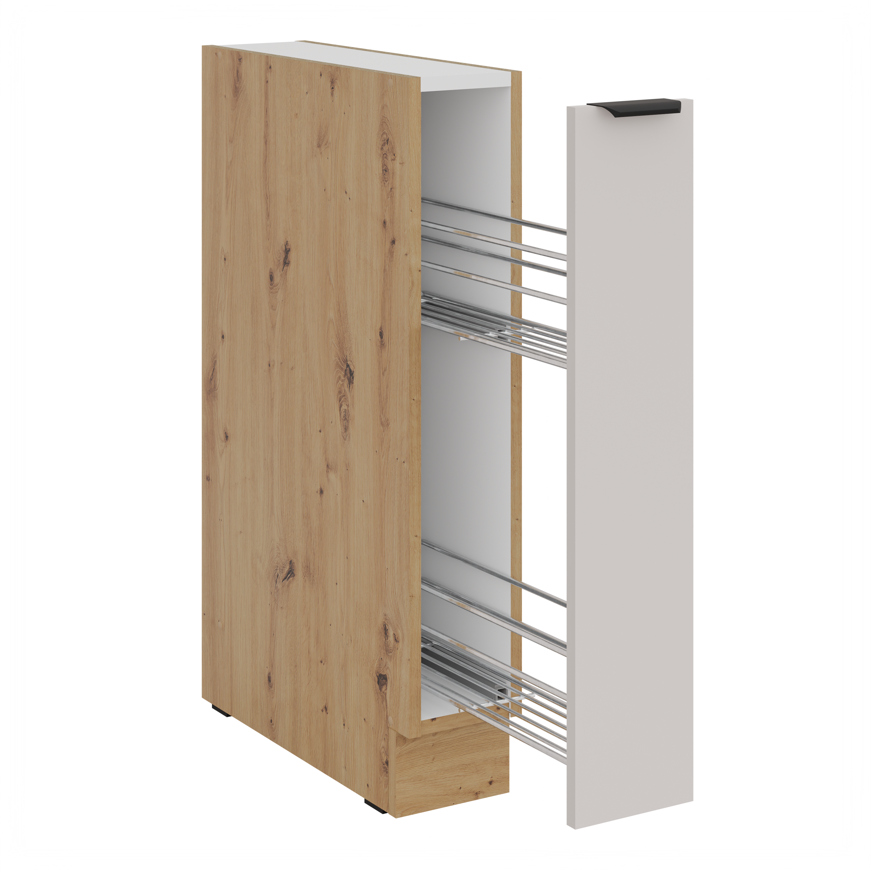 LE Solea 15x82x52 cm Cargo Cabinet – Artisan Oak / Cashmere