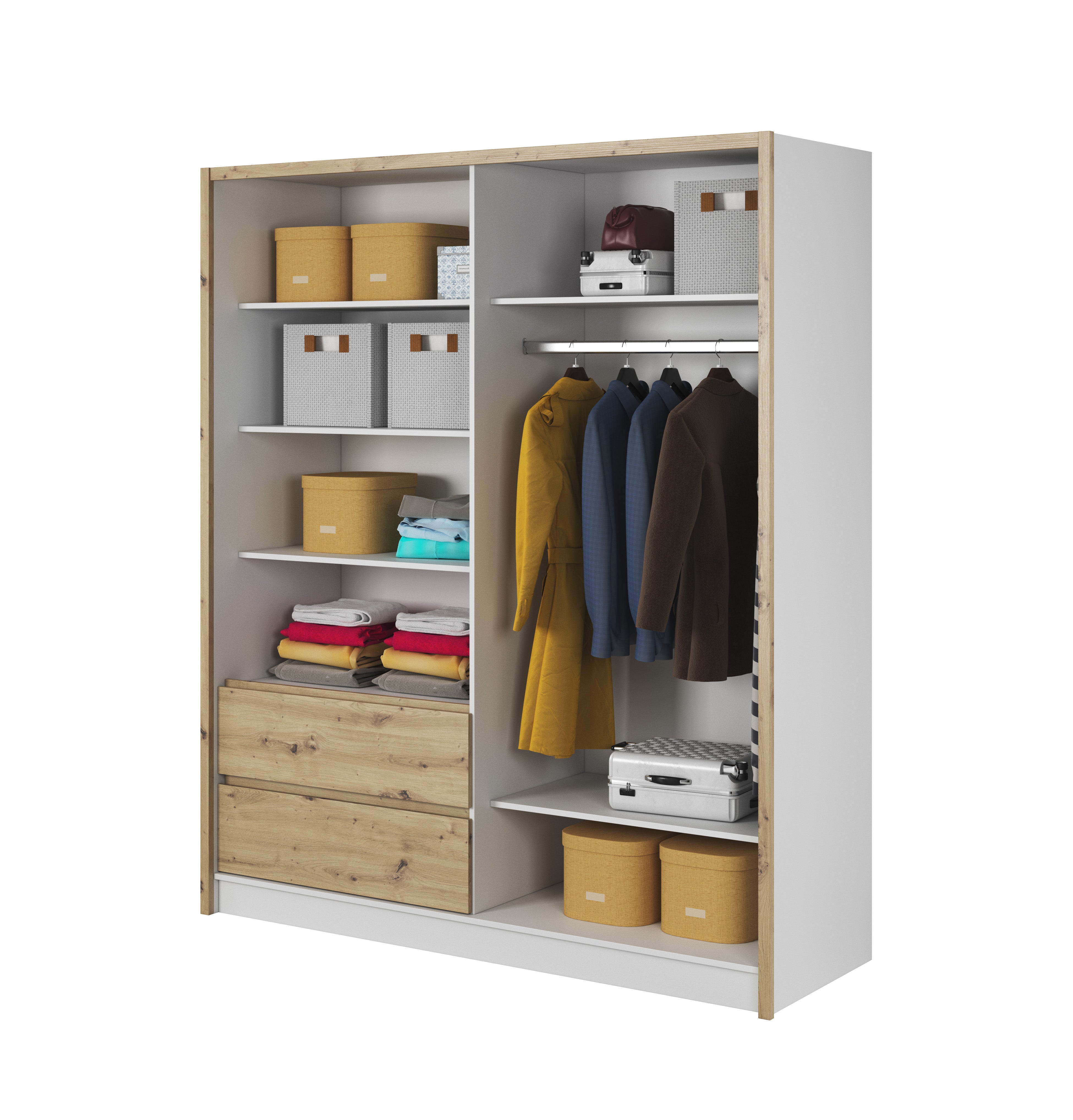 Wardrobe Sara Artisan White