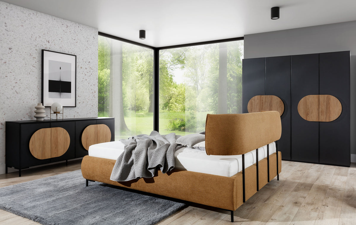 OVALO Upholstered Bed 160 / 180 cm – Choose Your Configuration