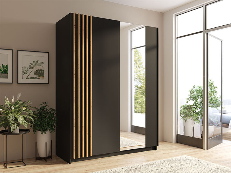 MO Bayadero Wardrobe – Graphite 200 cm