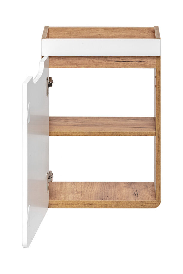 Aruba White Vanity Unit – Craft Oak / White Gloss | 40 & 50 cm | Build Your Bathroom