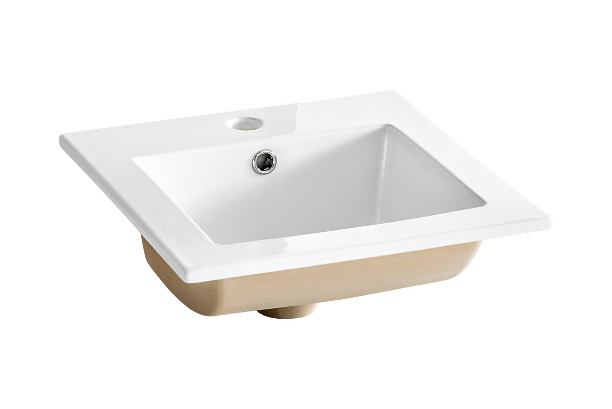 Aruba White Vanity Unit – Craft Oak / White Gloss | 40 & 50 cm | Build Your Bathroom