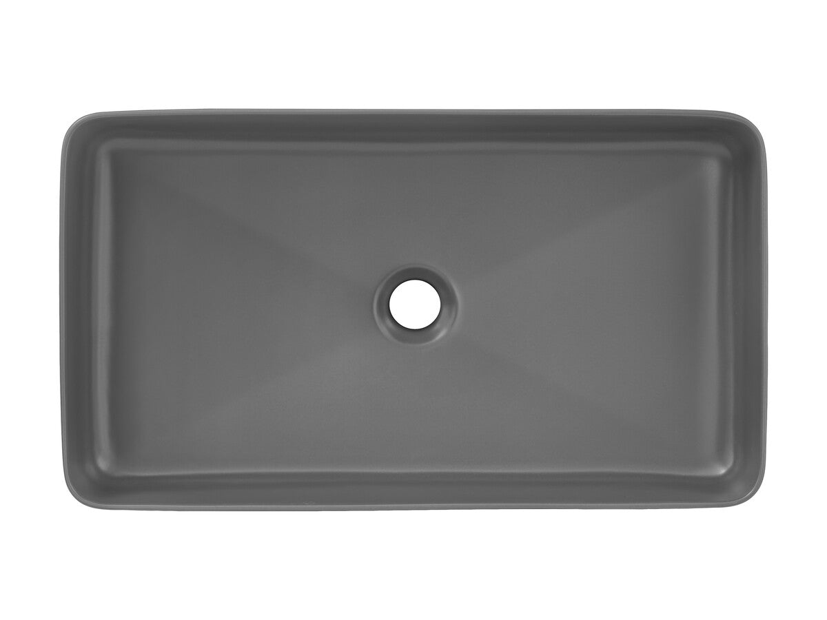 Slim 60 Countertop Basin – Matt Grey, 61 cm