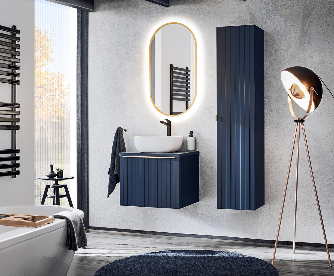 Apollo Gold LED Mirror – 50 x 90 cm