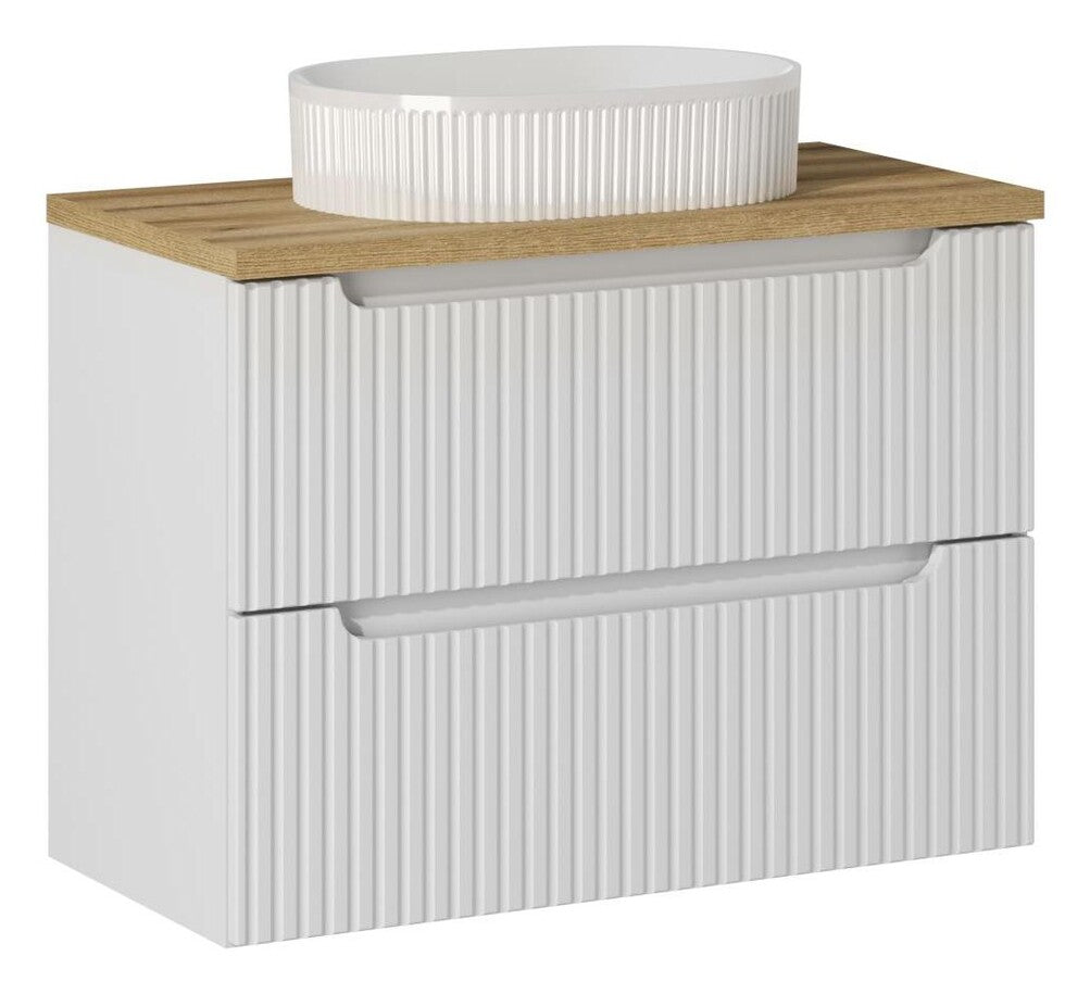 Beyond 5 White Gloss Countertop Basin – Ceramic, 48 cm