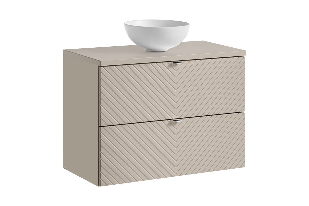 Domi Countertop Basin – Matt White, 32 cm