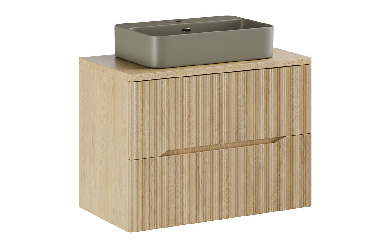 TRUST 2 Countertop Basin – Matt Oliver Green, 55×38 cm