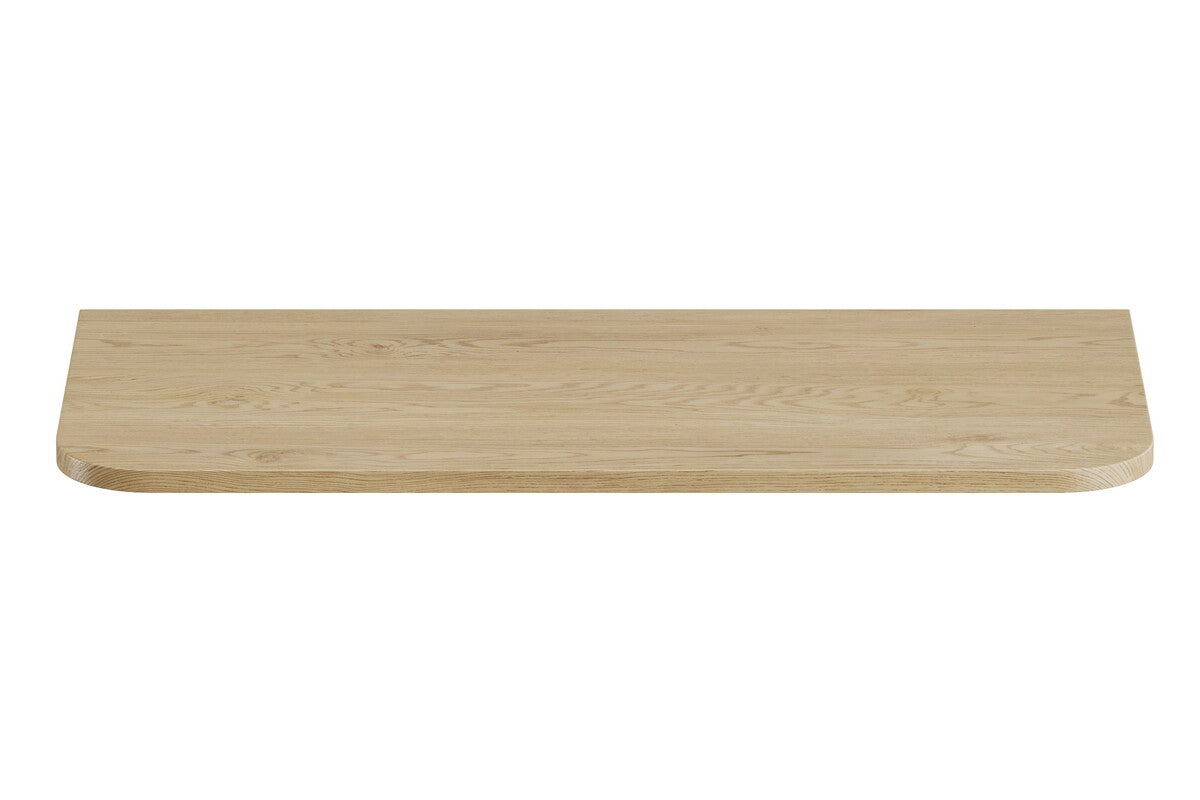 Aster White Bathroom Vanity Unit Set – 100 cm, White Matt & Cremona Oak – Configure Your Bathroom