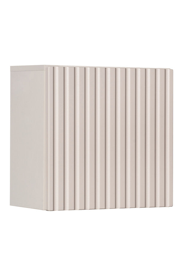 Nova Cashmere Qubik Wall Cabinet 1 Door – Cashmere Matt, 30×30 cm