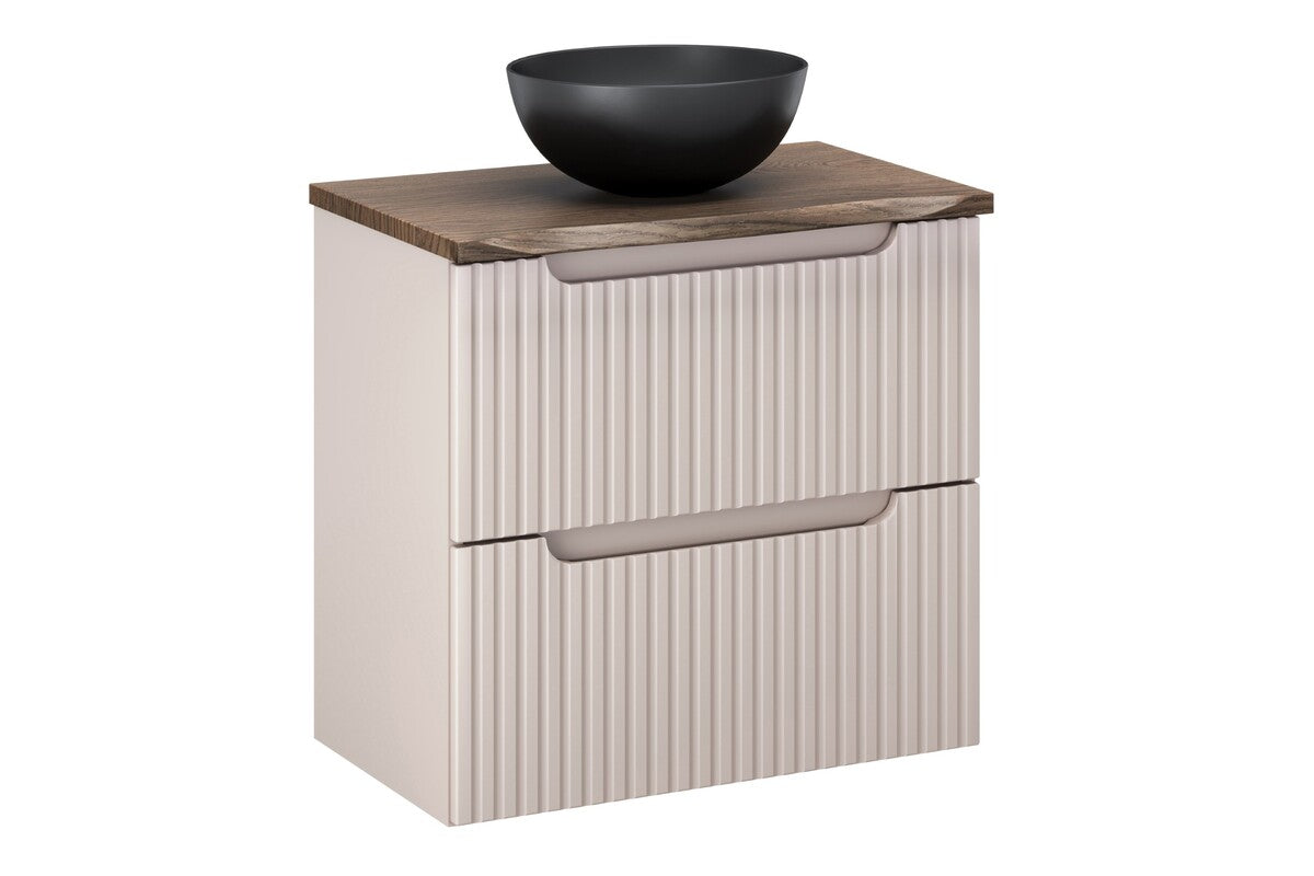 Domi Countertop Basin – Matt Black, 32 cm