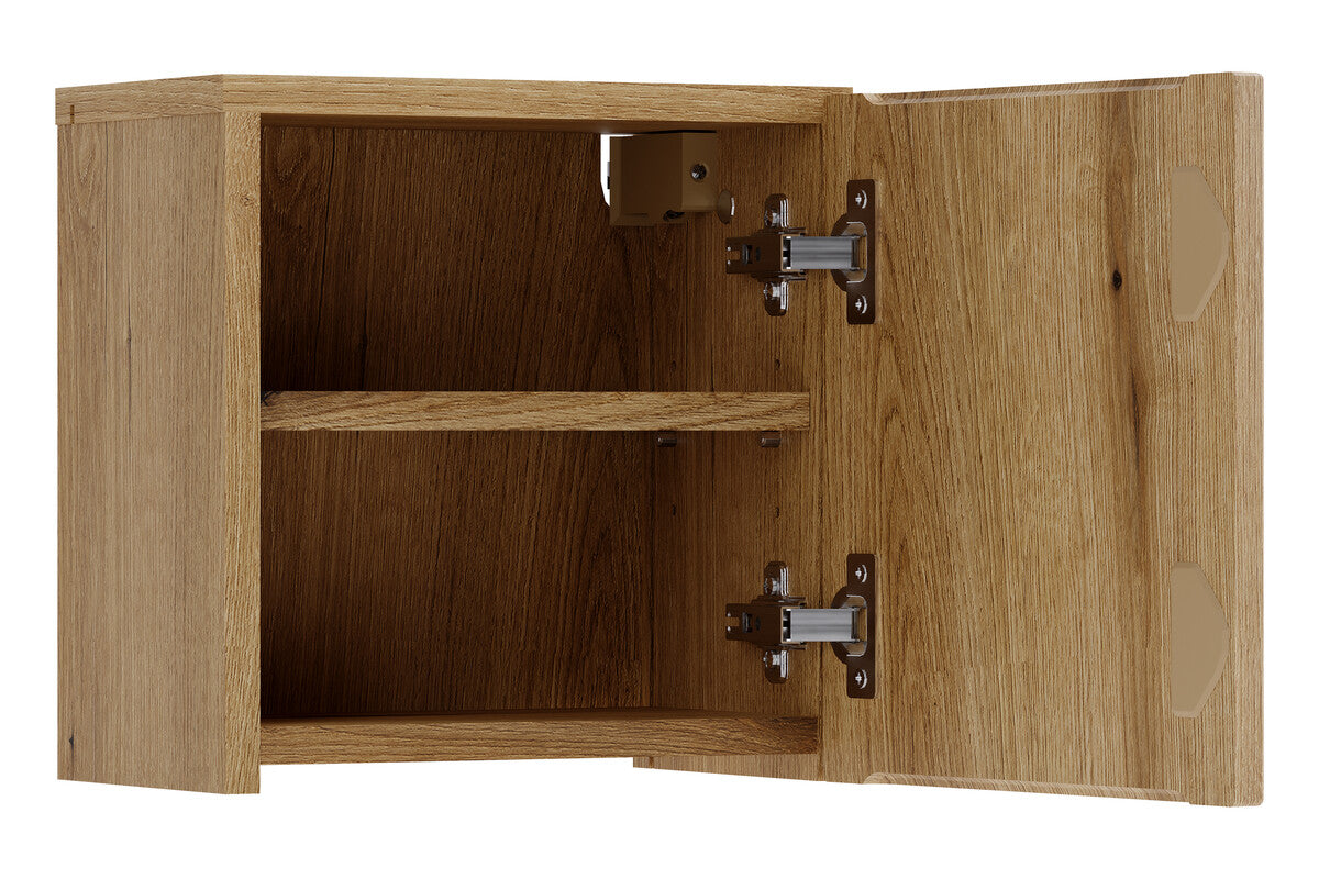 Nova Coast Evoke Qubik Wall Cabinet 1 Door – Coast Evoke Oak, 30×30 cm
