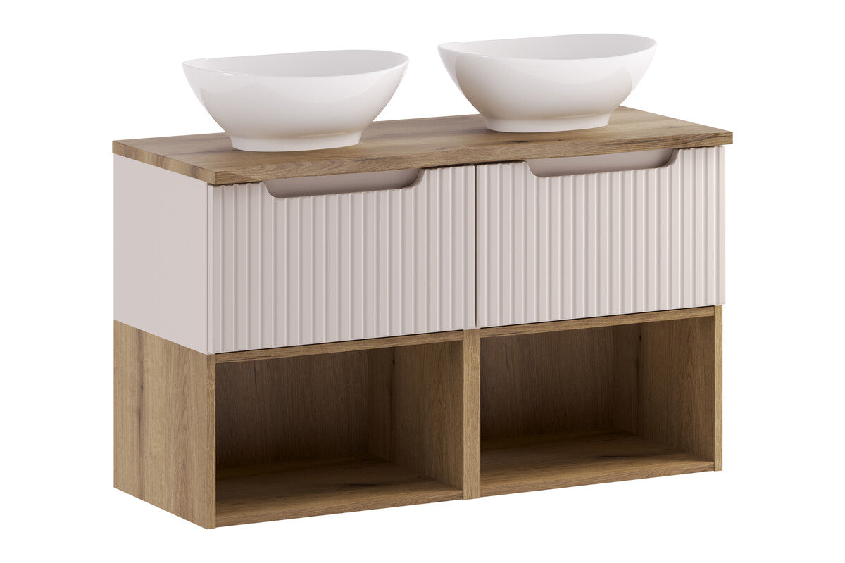 Lola Countertop Basin – Gloss White, 40.5 x 33 cm