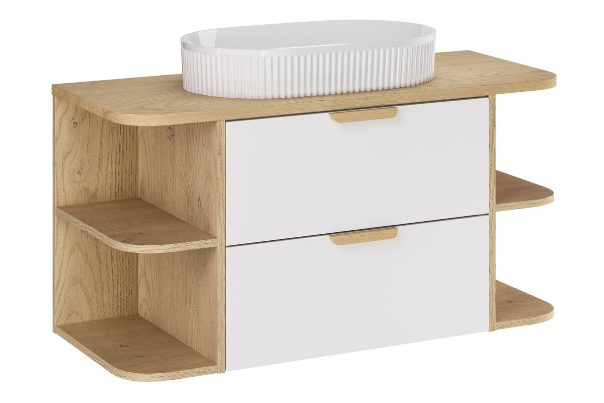 Beyond 3 White Gloss Countertop Basin – Ceramic, 56 cm