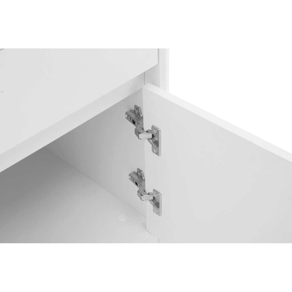 MO Billa Desk with Cabinet and Drawer – White