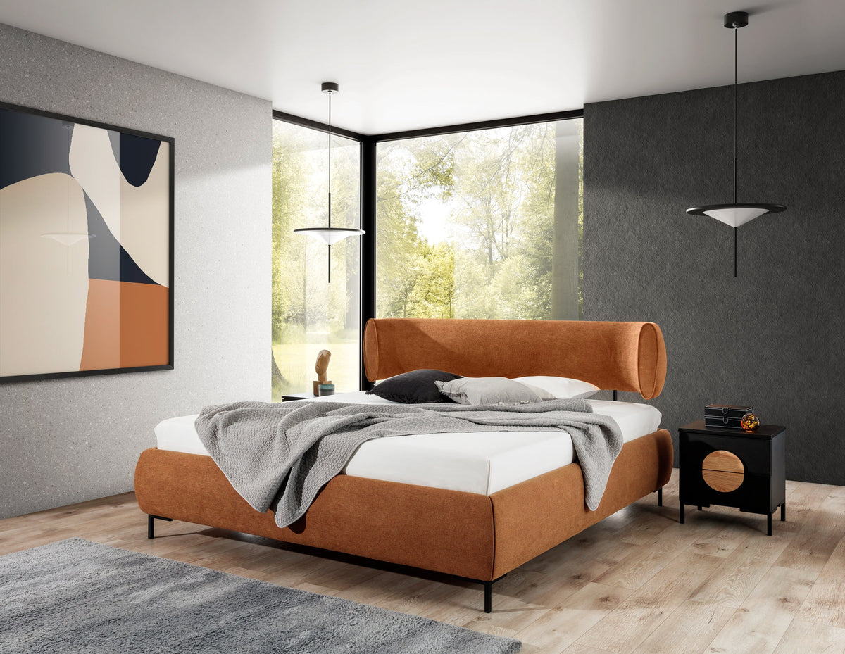 OVALO Upholstered Bed 160 / 180 cm – Choose Your Configuration
