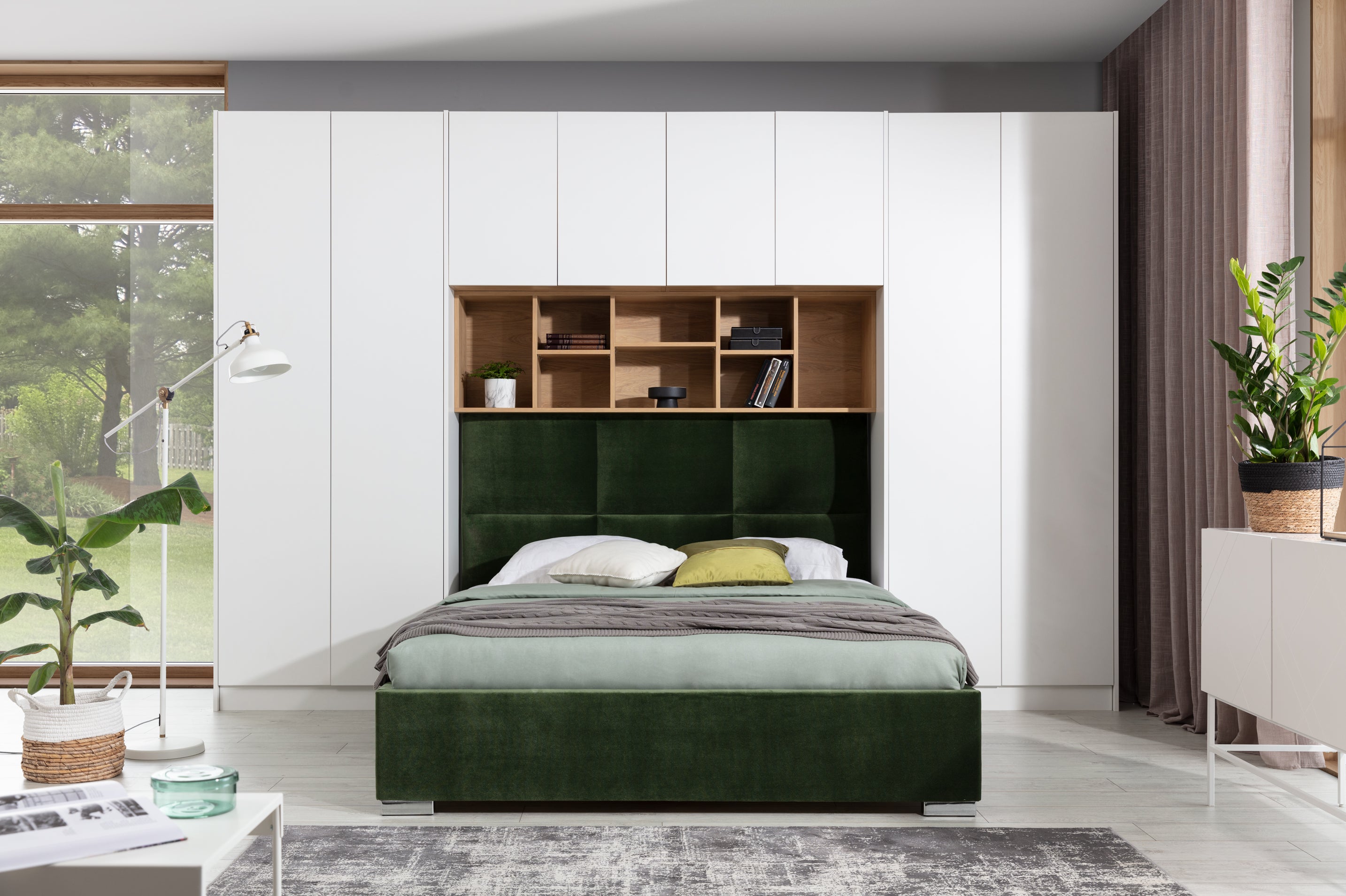 SLEEP VARIA Customizable Bedroom Build-in System – Oiled Oak / White Matt