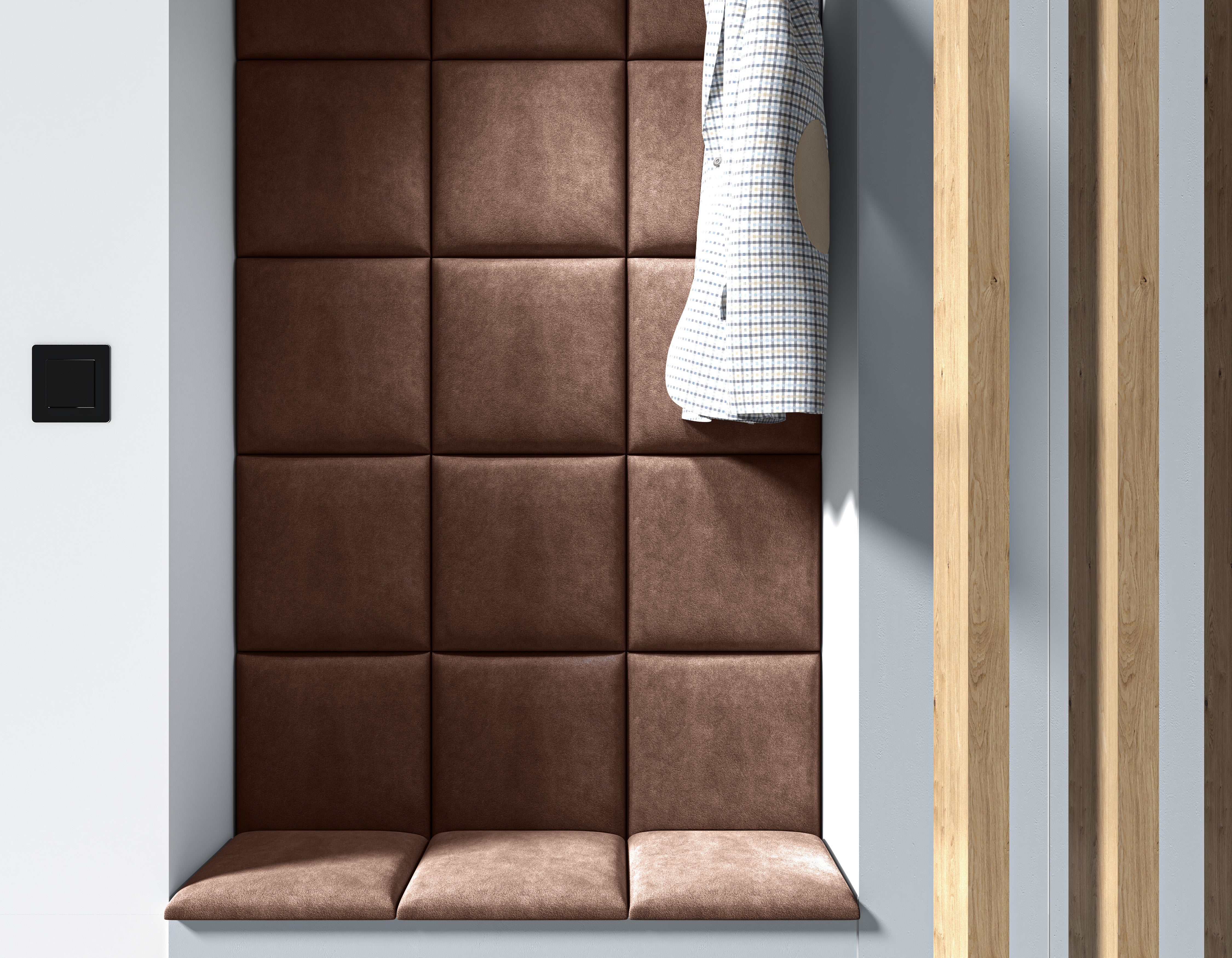 Upholstered Wall Panels 30x30 cm