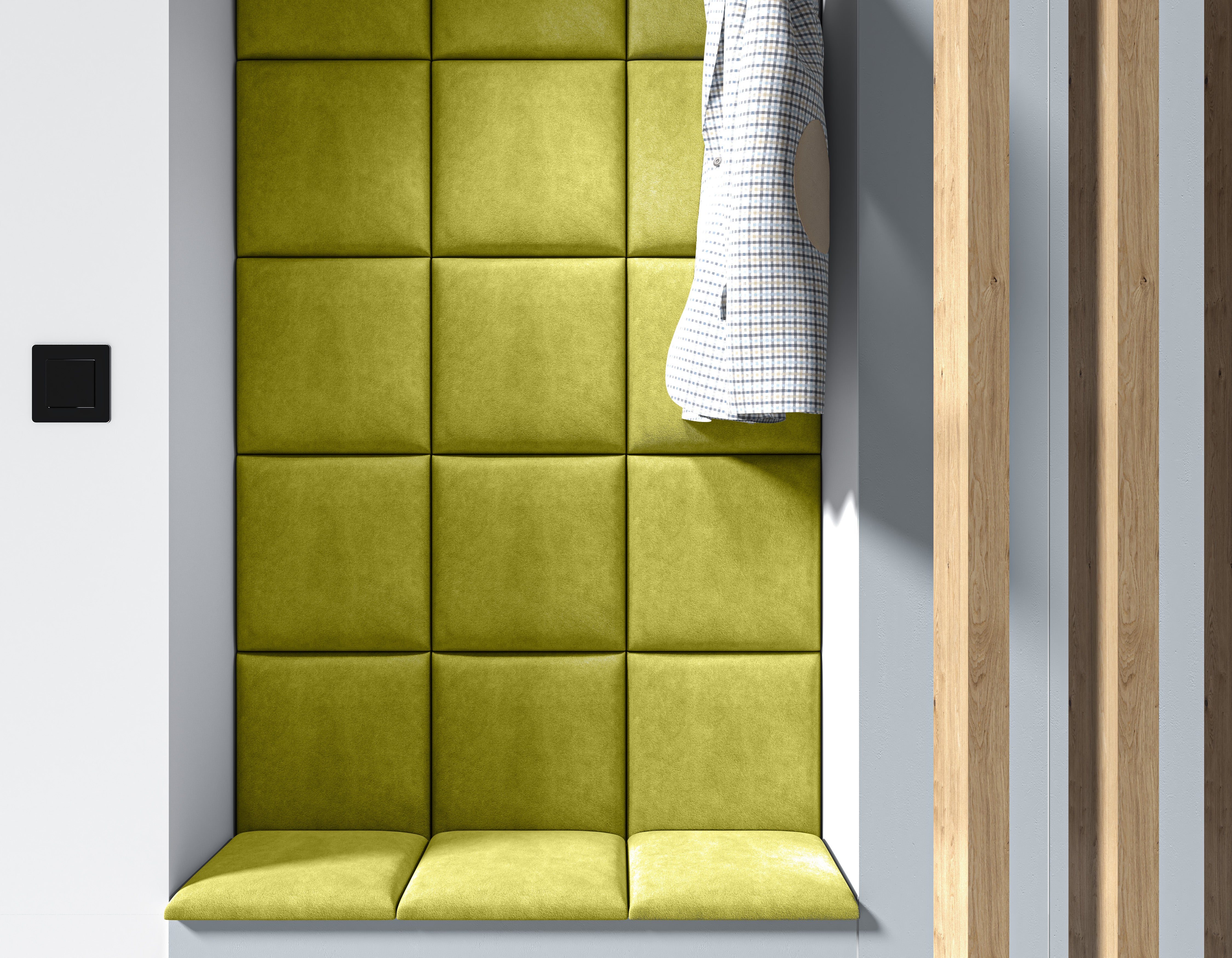 Upholstered Wall Panels 30x30 cm