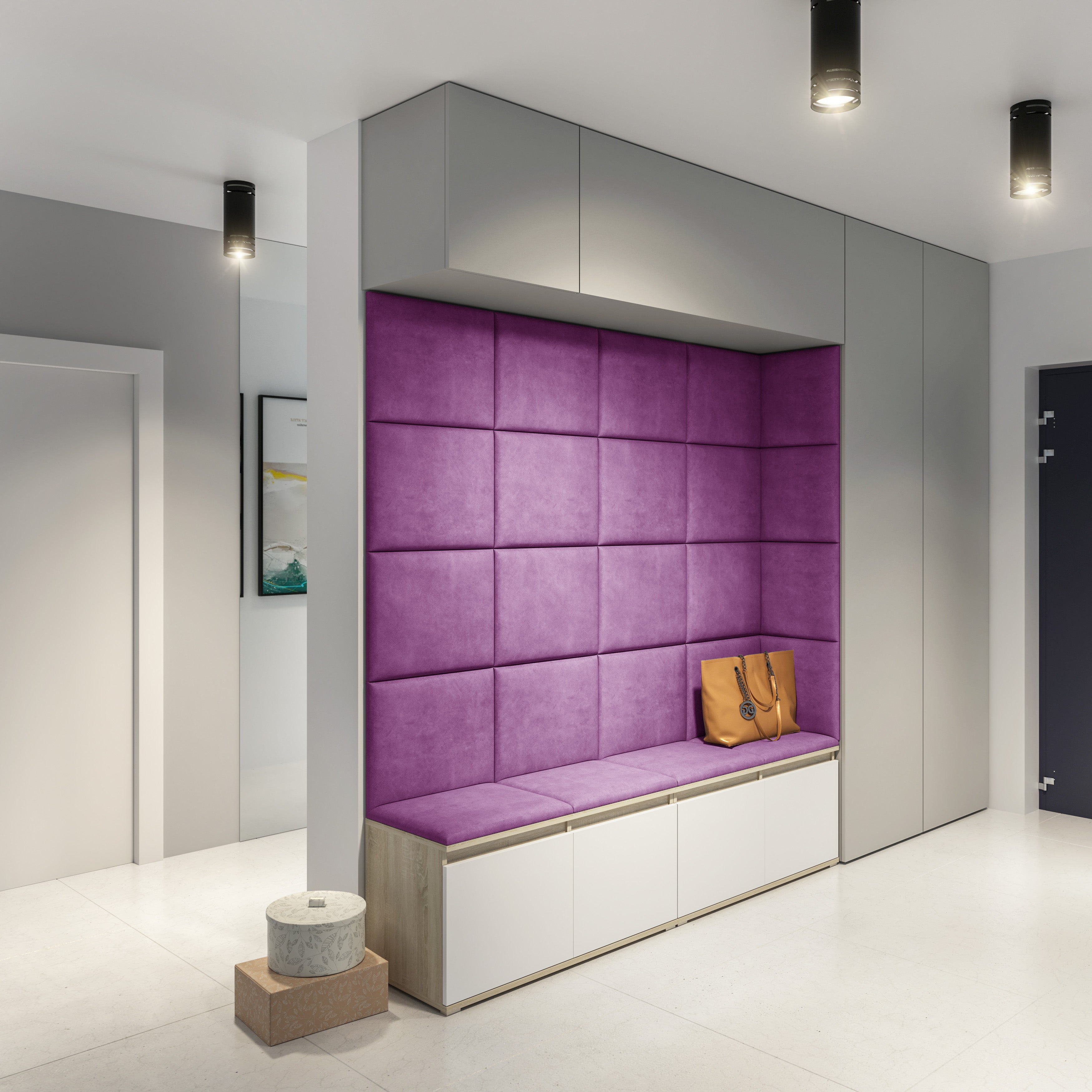 Upholstered Wall Panels 40x30 cm