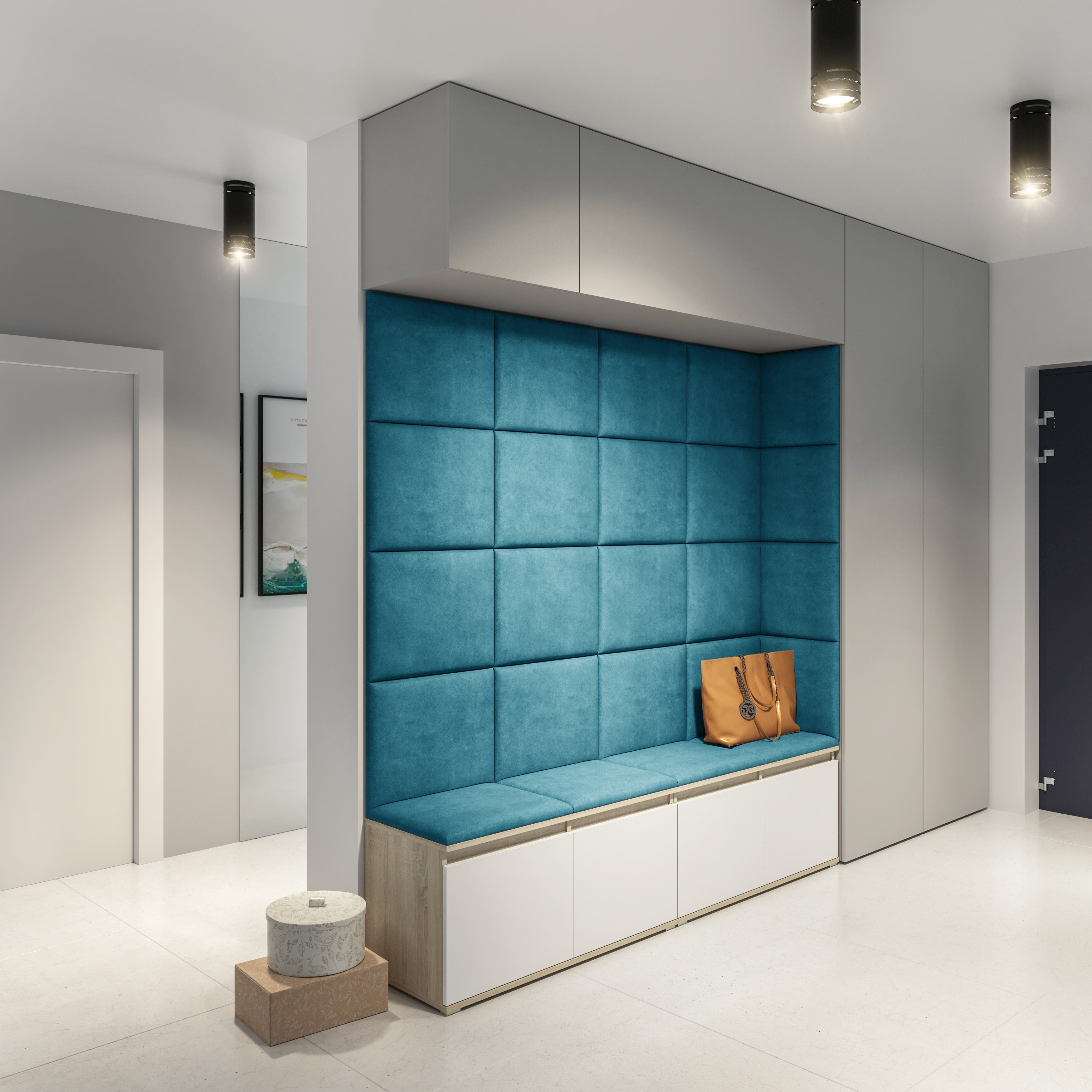 Upholstered Wall Panels 40x30 cm