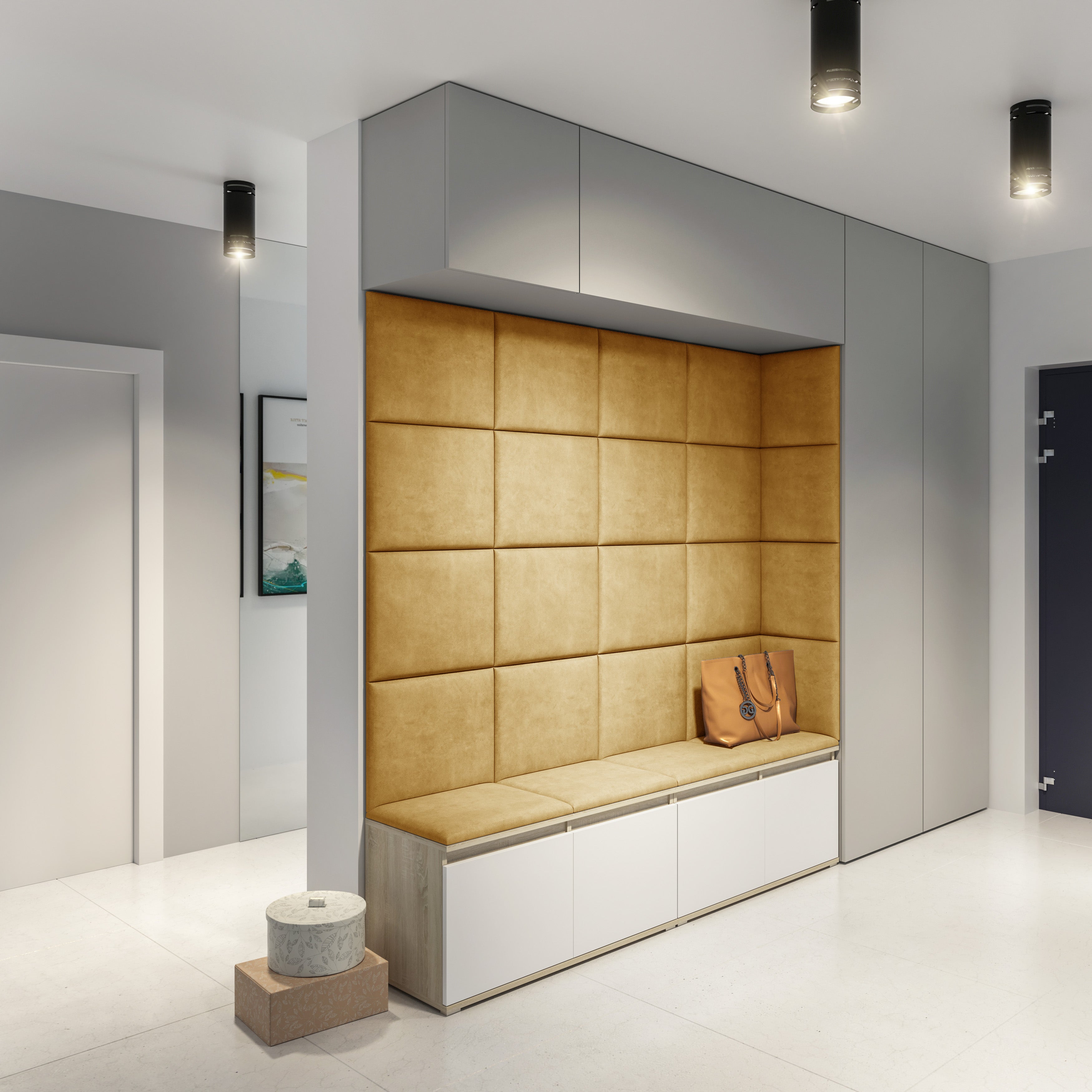 Upholstered Wall Panels 40x30 cm