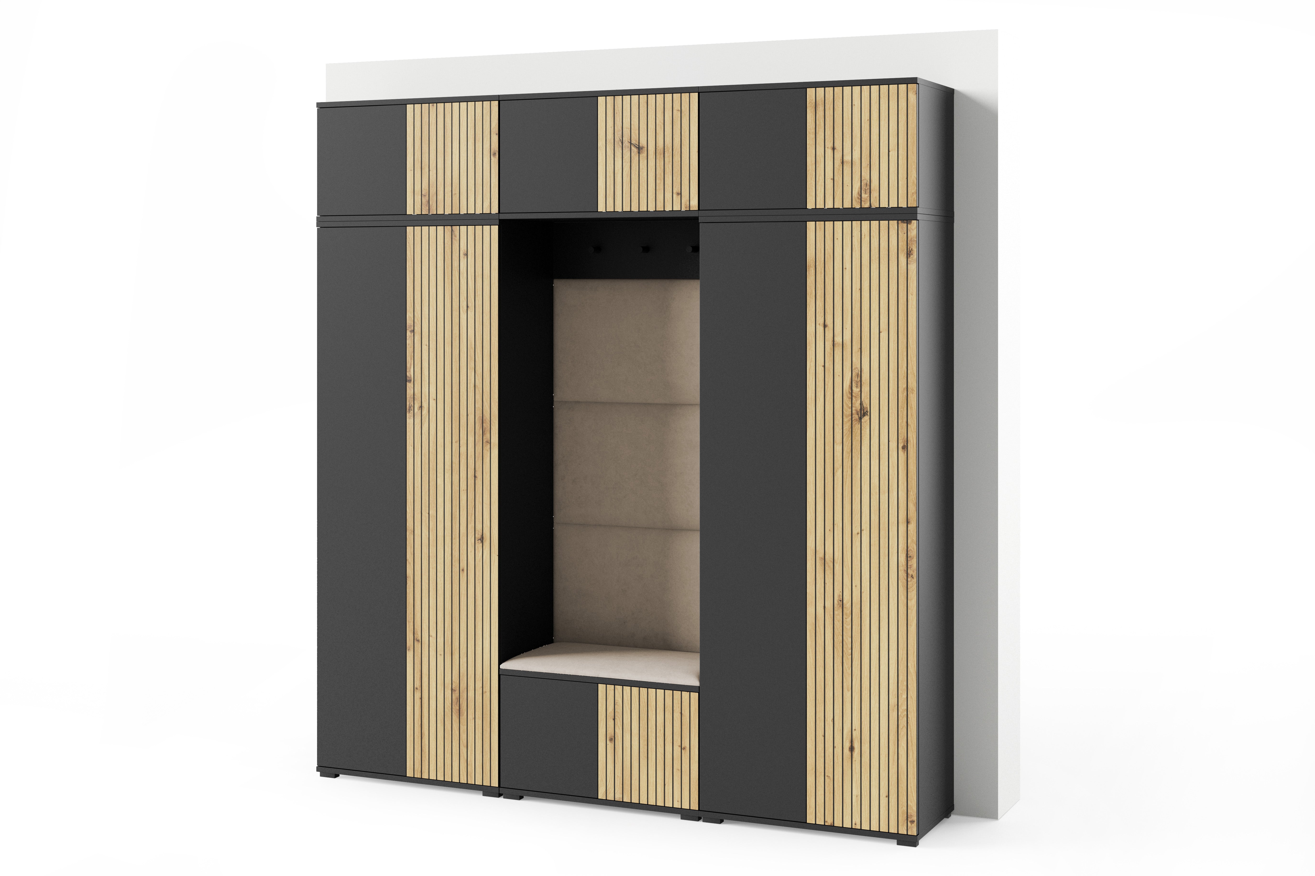 PK Ross 4 Hallway Set –  Upholstered Panels in Various Colours