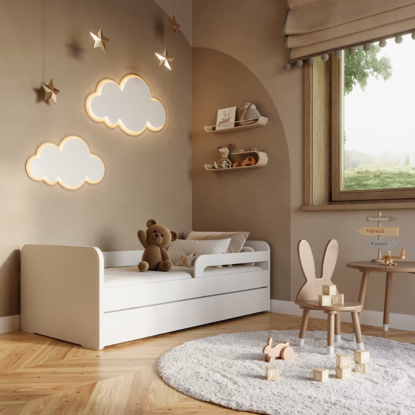 Eltap Duuli Children's Bed Blue 80 x 160 cm/ 80 x 200 cm