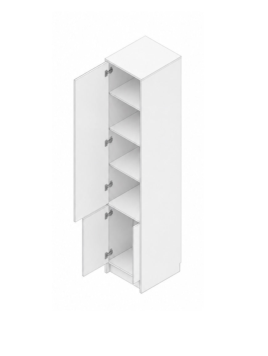 Genius Wardrobe 45 cm with Shelves