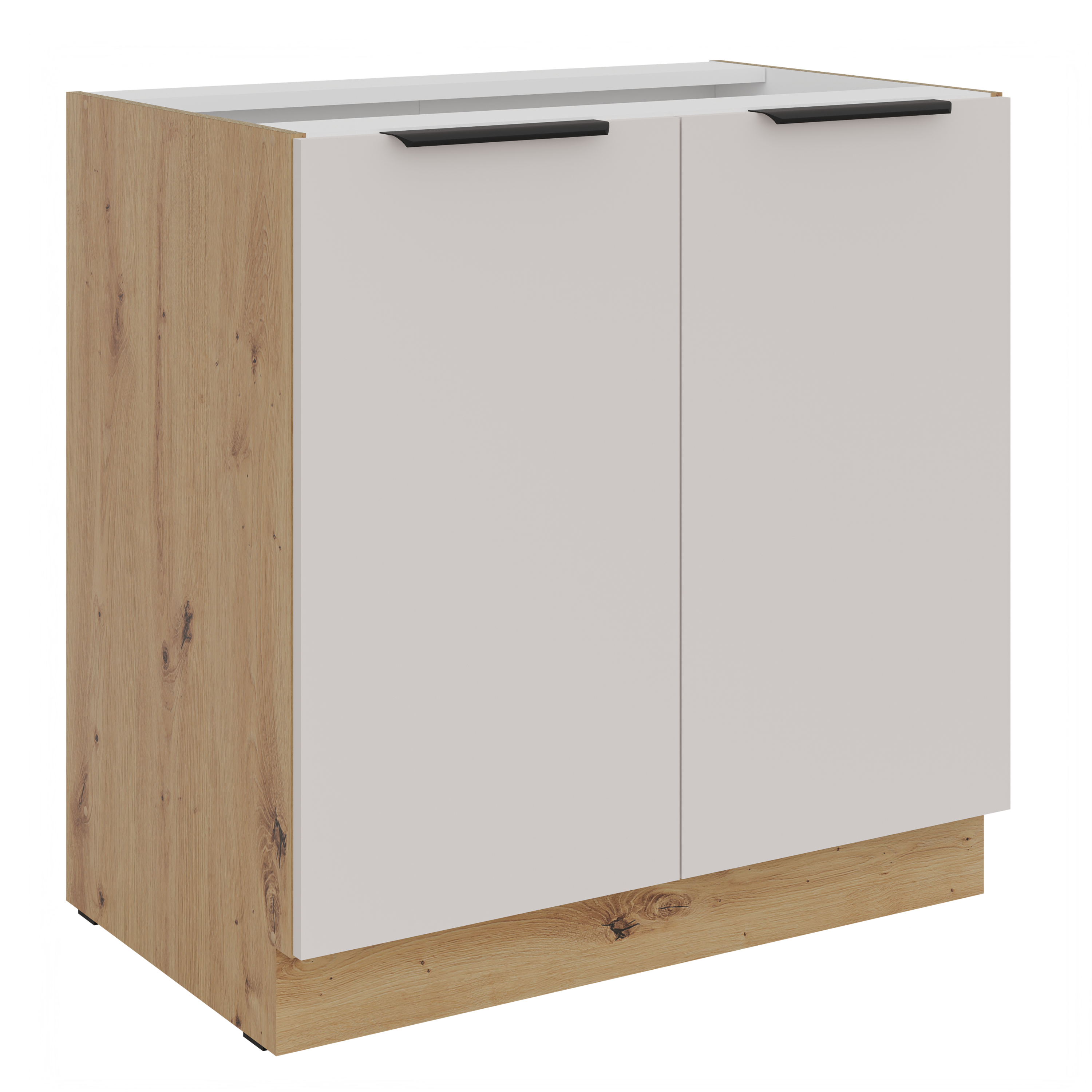 LE Solea Base Cabinet 80x82x52 cm – Cashmere / Artisan Oak