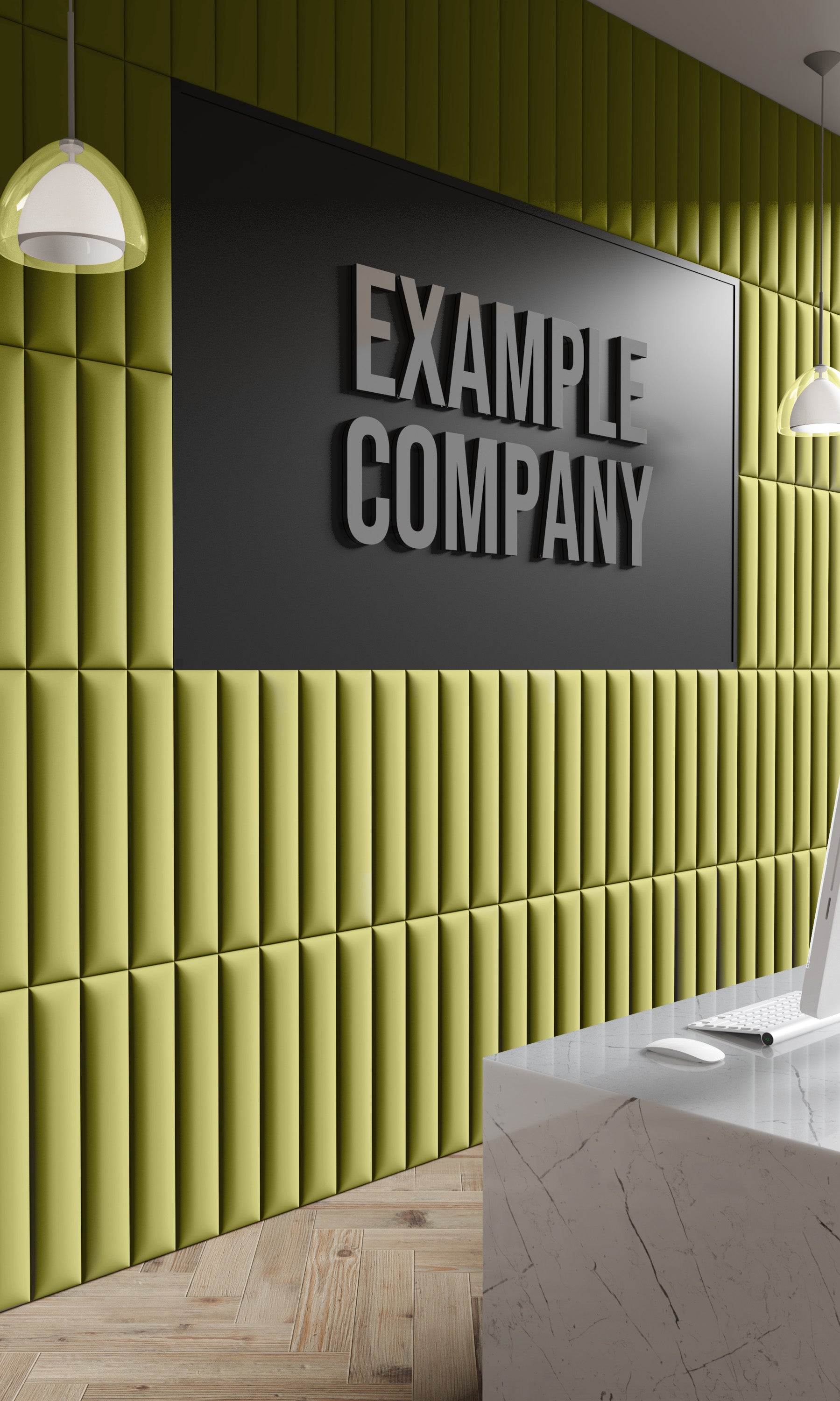 Upholstered Wall Panels 60x15 cm