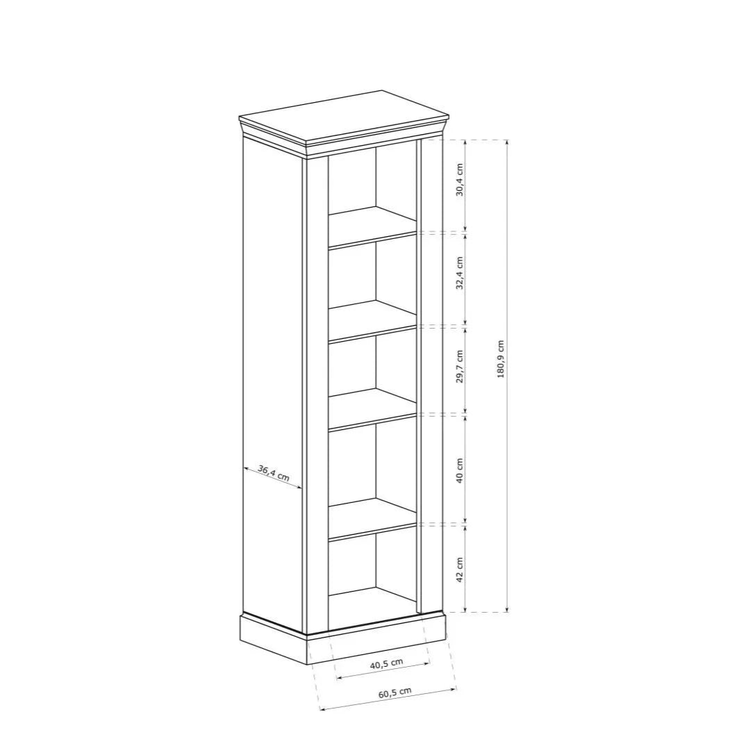 S-Antica Display Cabinet Kraft Gold A-11