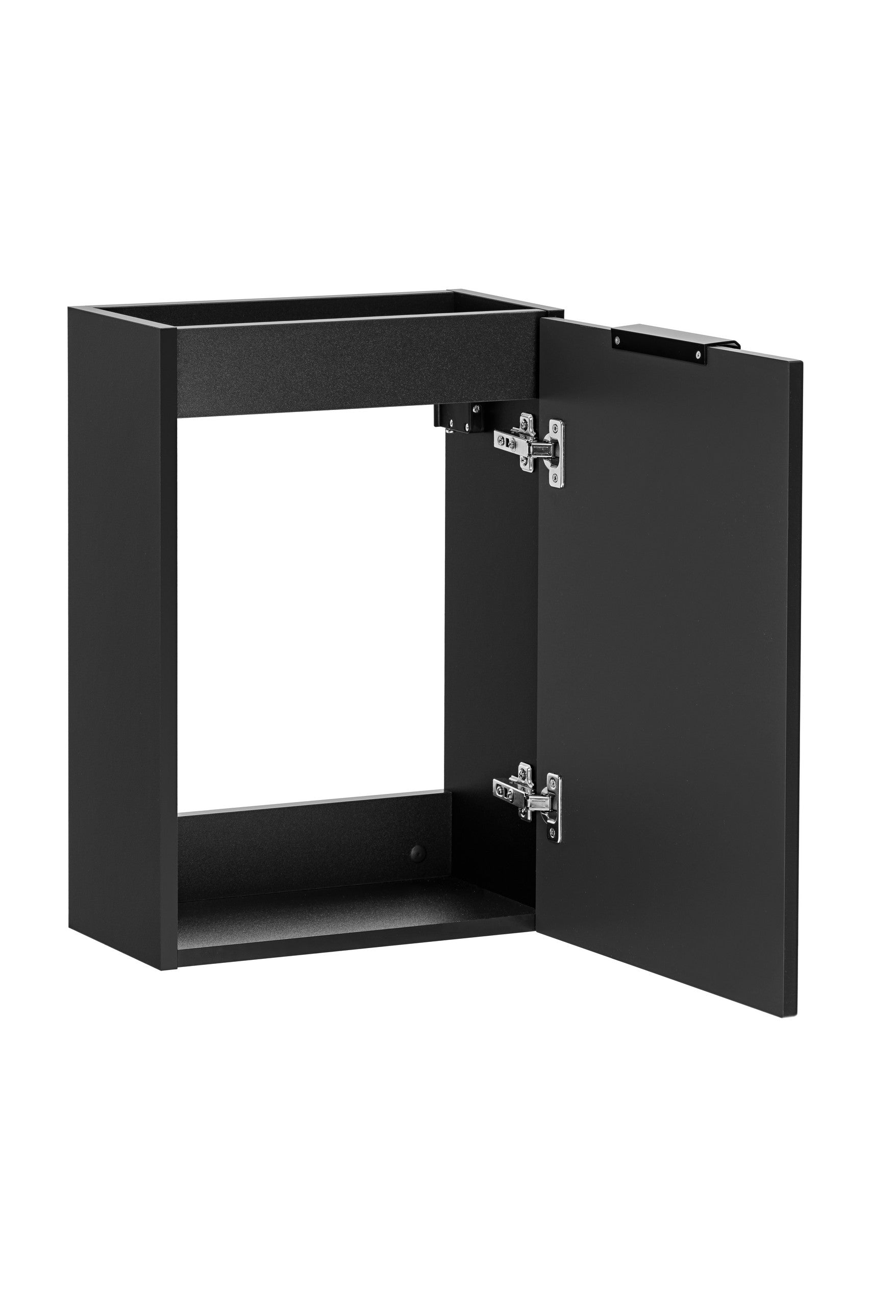 Adel Black 40 cm Wall-Hung Vanity Unit & Basin Set