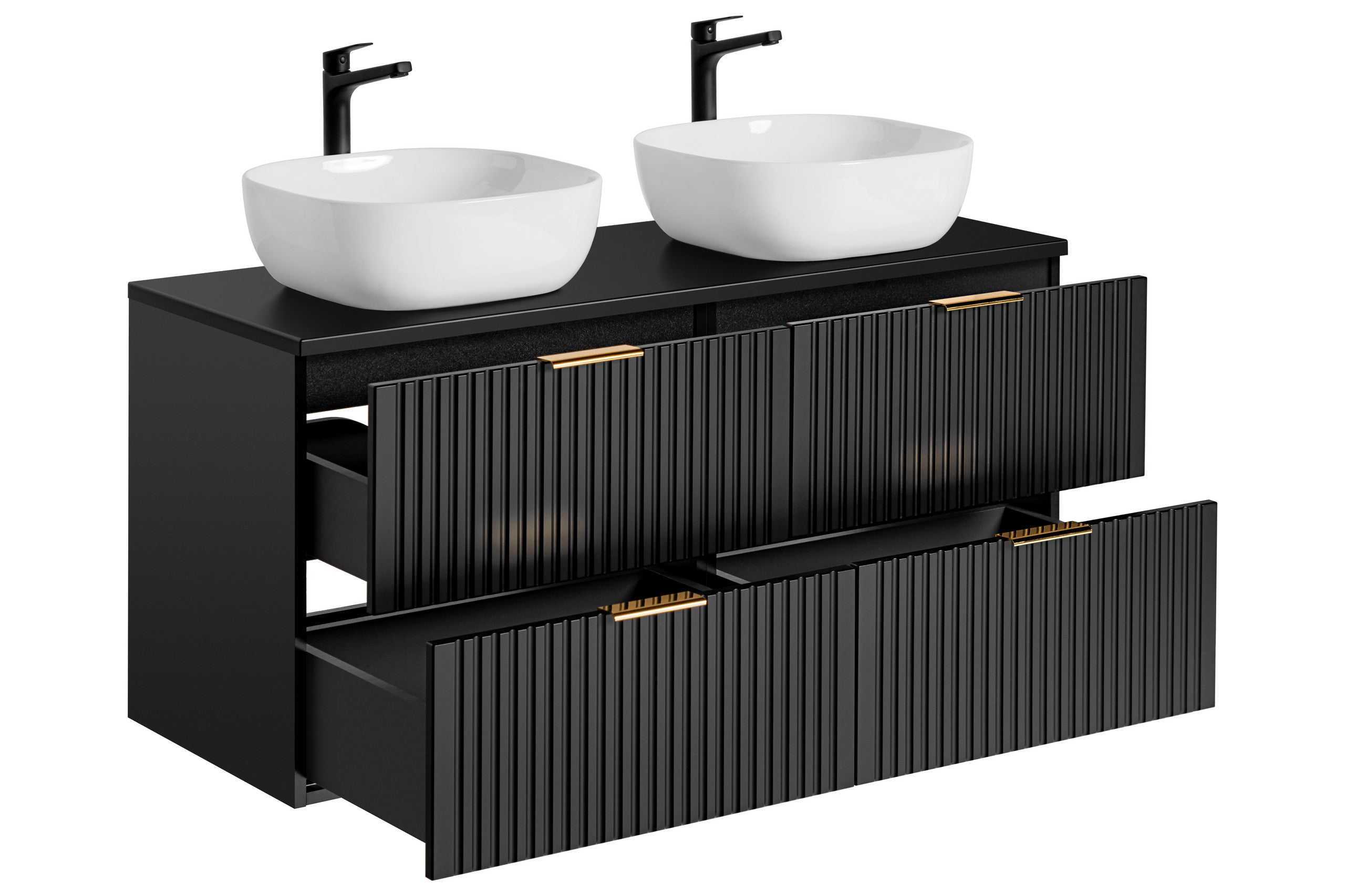 Adel Black Bathroom Smile 120 cm SET-ADB B