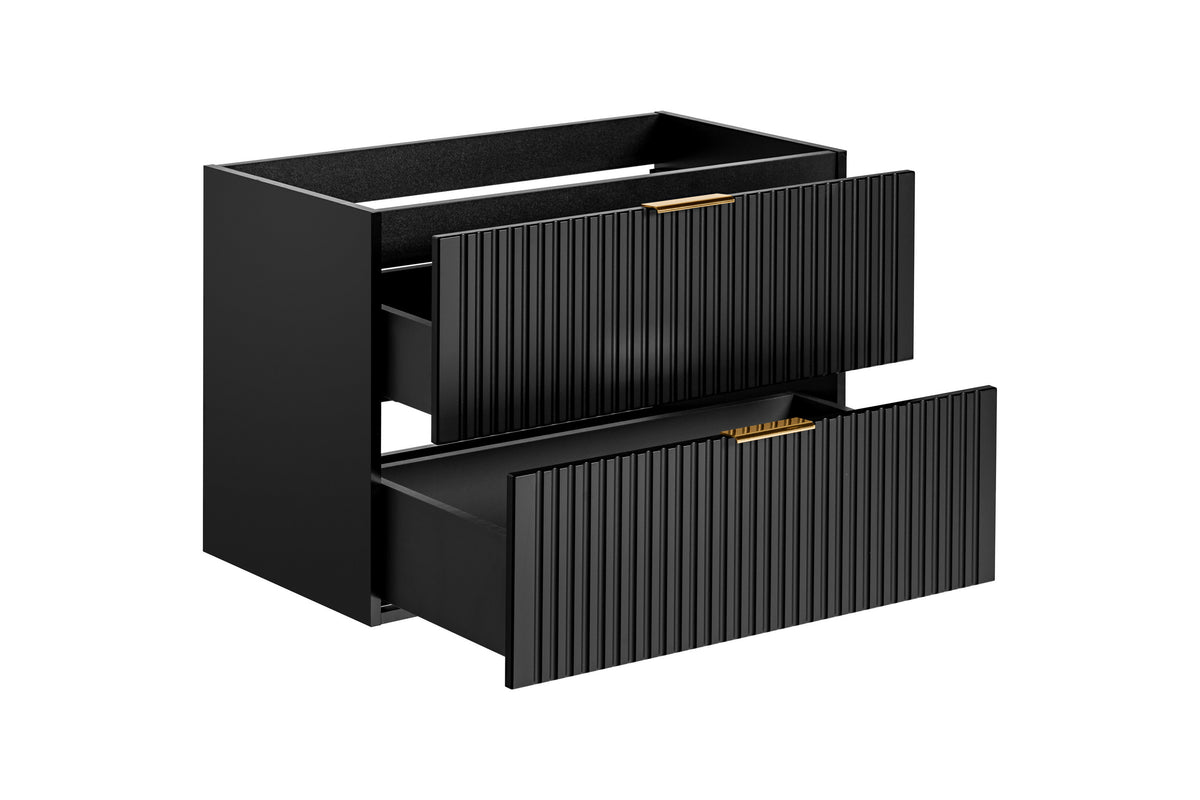 Adel Black Vanity Unit Set 100 / 120 / 140 cm – Configure Your Bathroom
