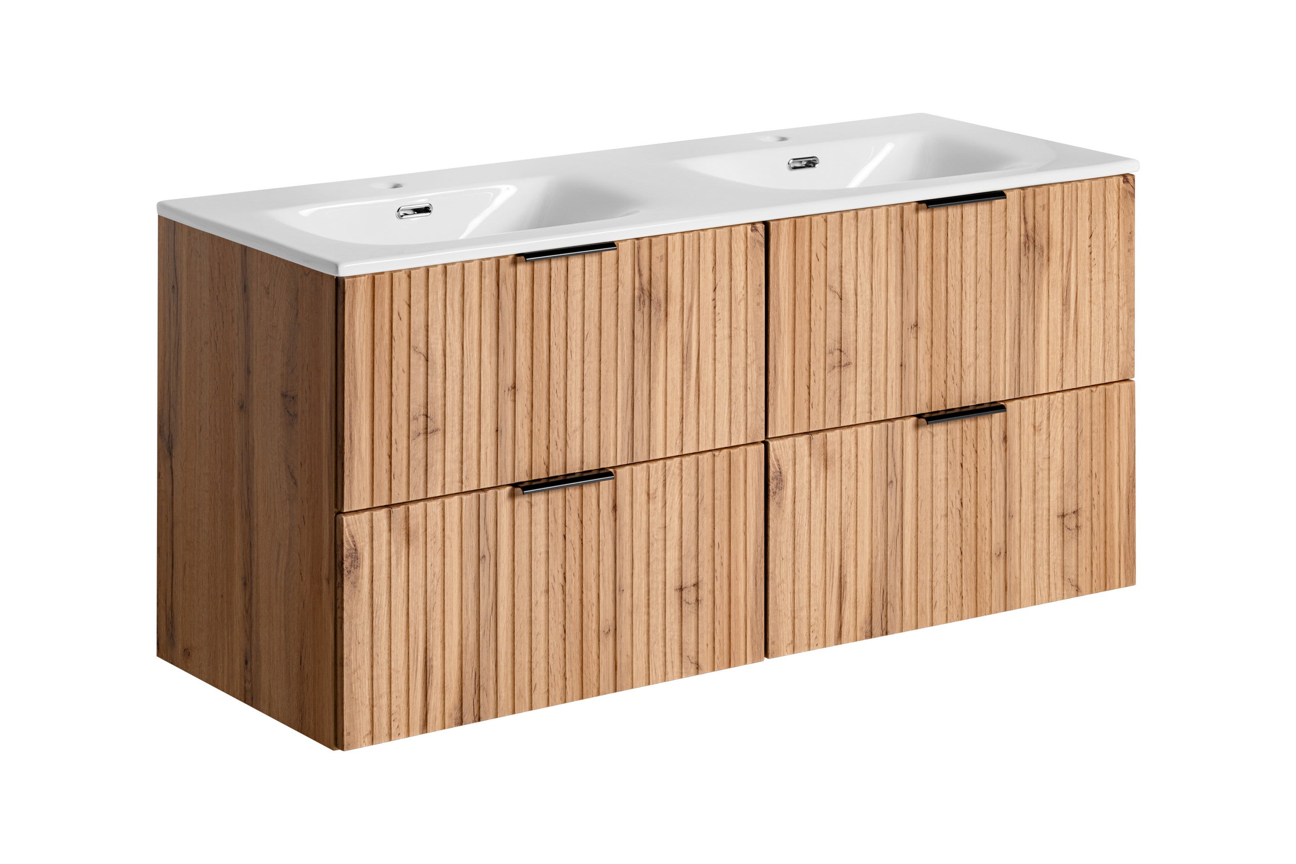 Adel Oak Bathroom with High Cabinet Sky 120 cm SET-ADO