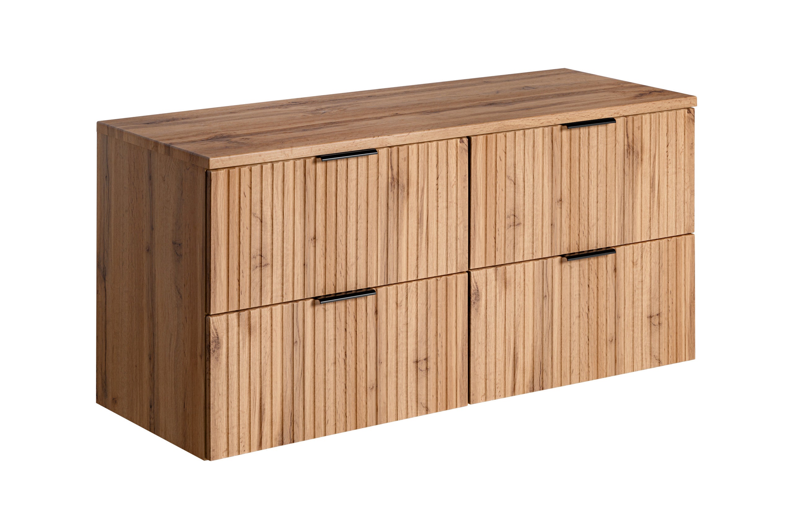 Adel Oak Bathroom with High Cabinet Smile 120 cm SET-ADO B