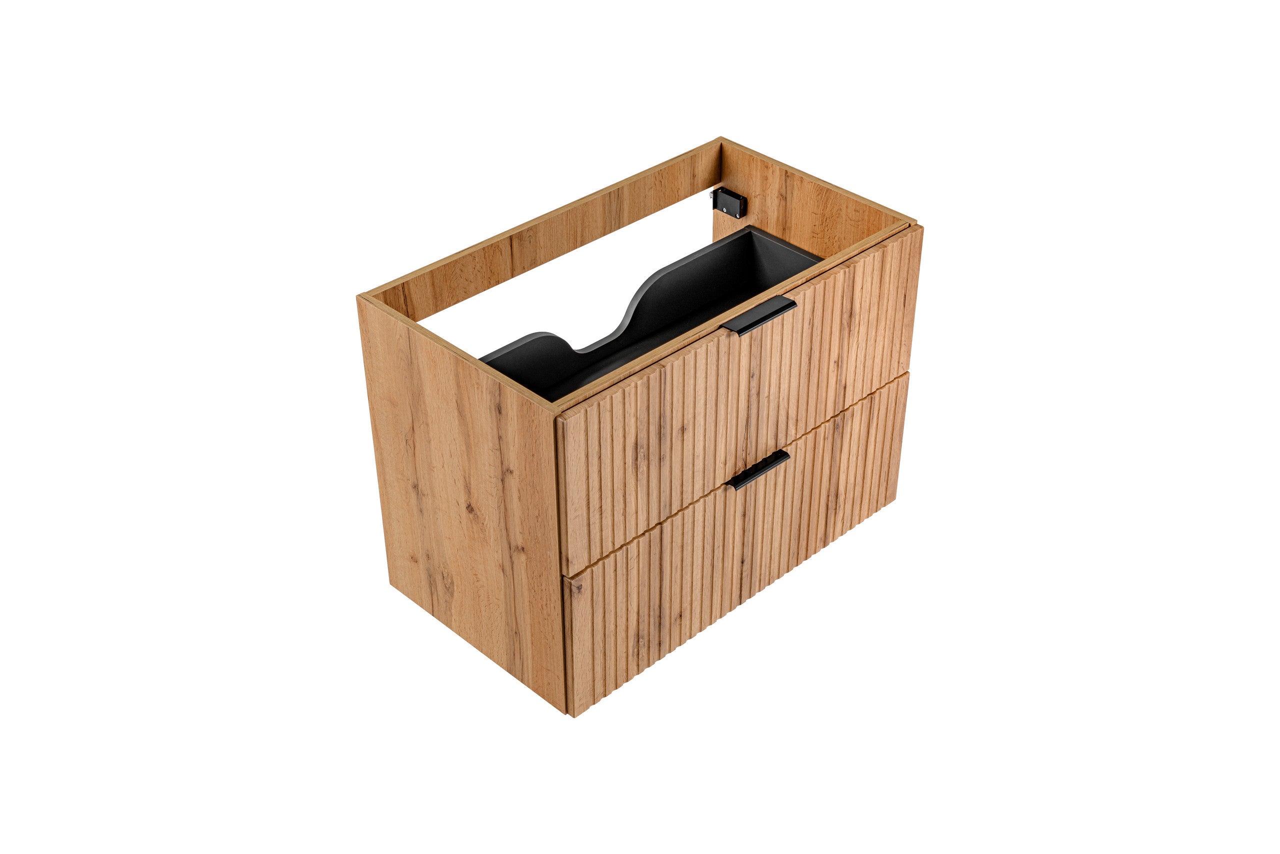 Adel Oak Bathroom with High Cabinet Smile 80 cm SET-ADO