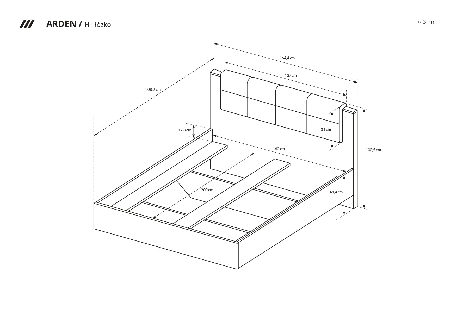 Lask Arden – Bed