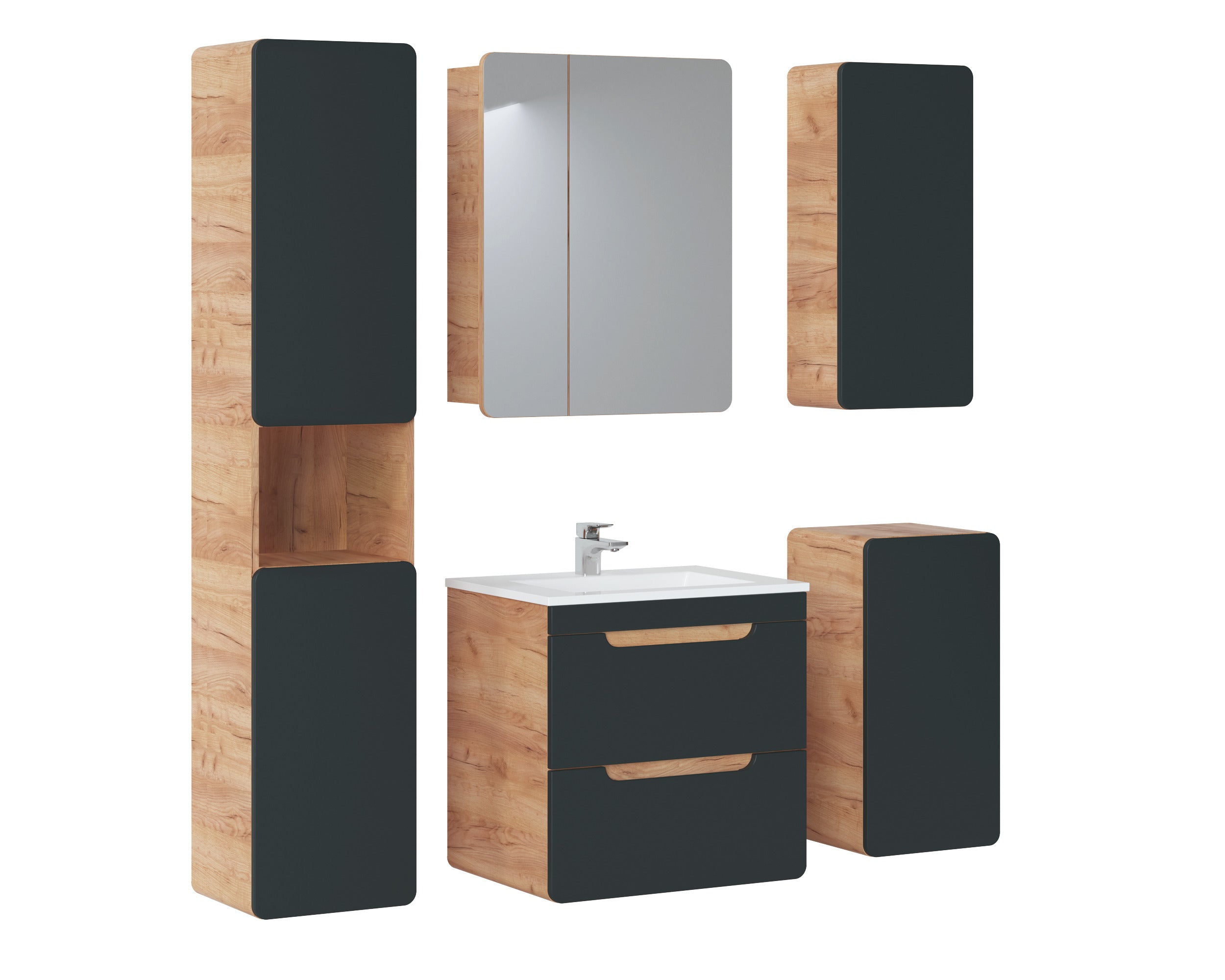 Aruba 820 Cosmos – Wall-Mounted Basin Unit 60 cm | Build Your Bathroom Set