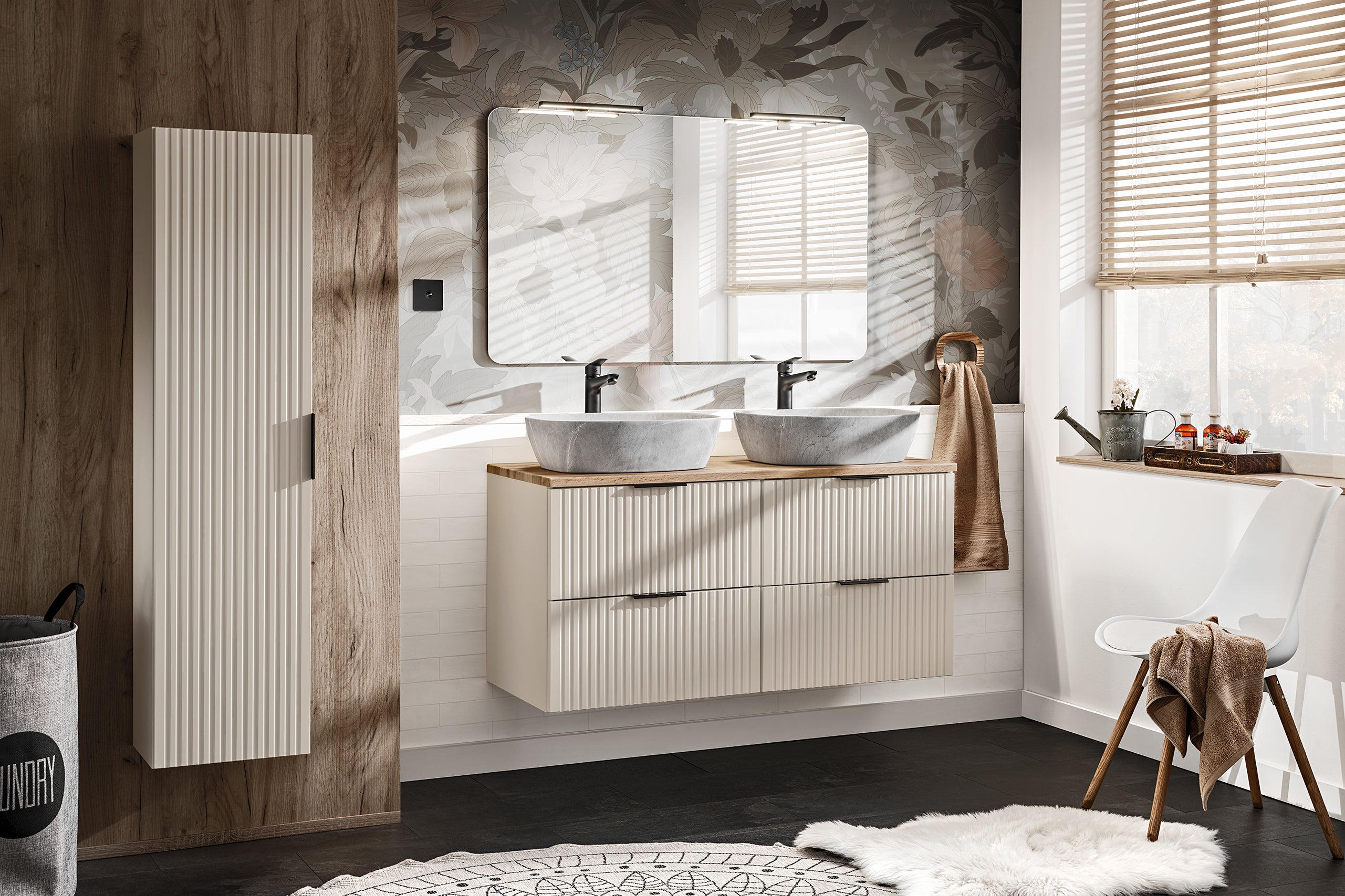 Adel Cashmere Vanity Unit Set 100 / 120 / 140 cm – Configure Your Bathroom