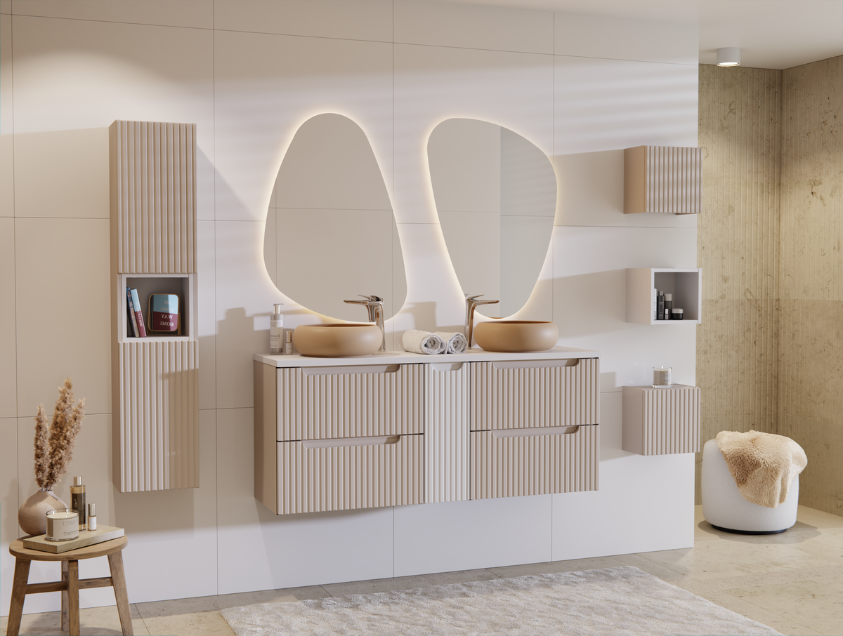 Nova Cashmere Vanity Unit Set 40 / 50 / 60 / 80 / 120 / 140 cm – Configure Your Bathroom