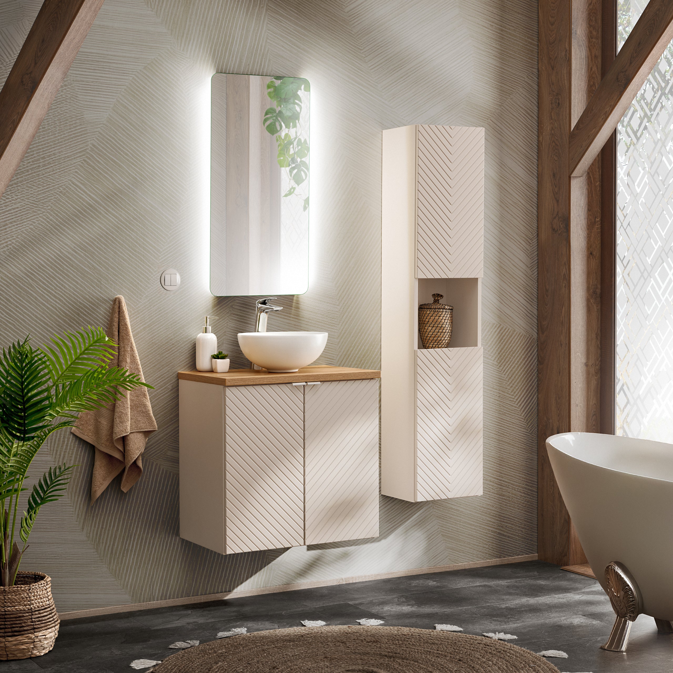 Viva Cashmere Vanity Unit Set 60 / 80 cm – Configure Your Bathroom
