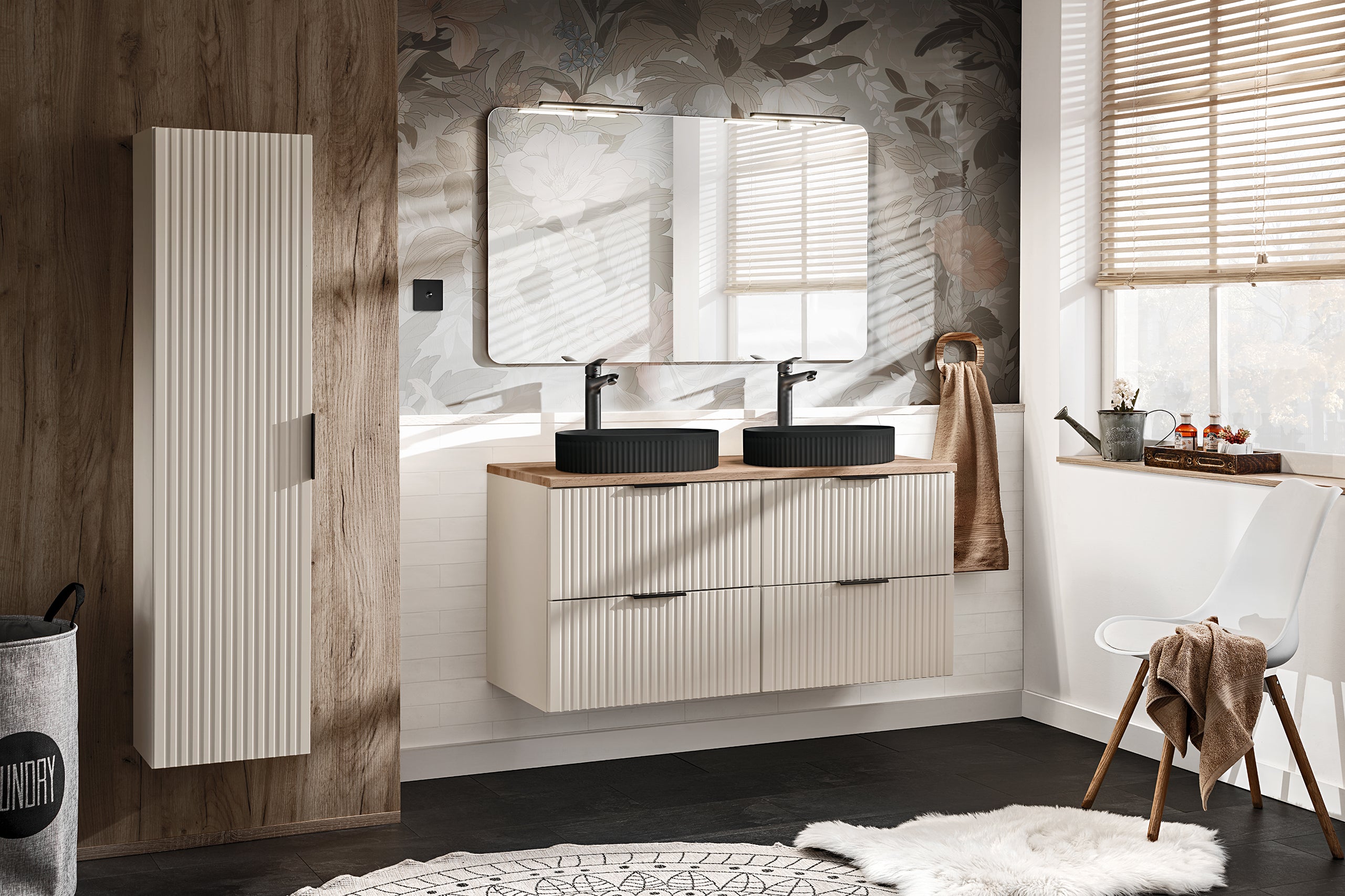 Adel Cashmere Vanity Unit Set 100 / 120 / 140 cm – Configure Your Bathroom