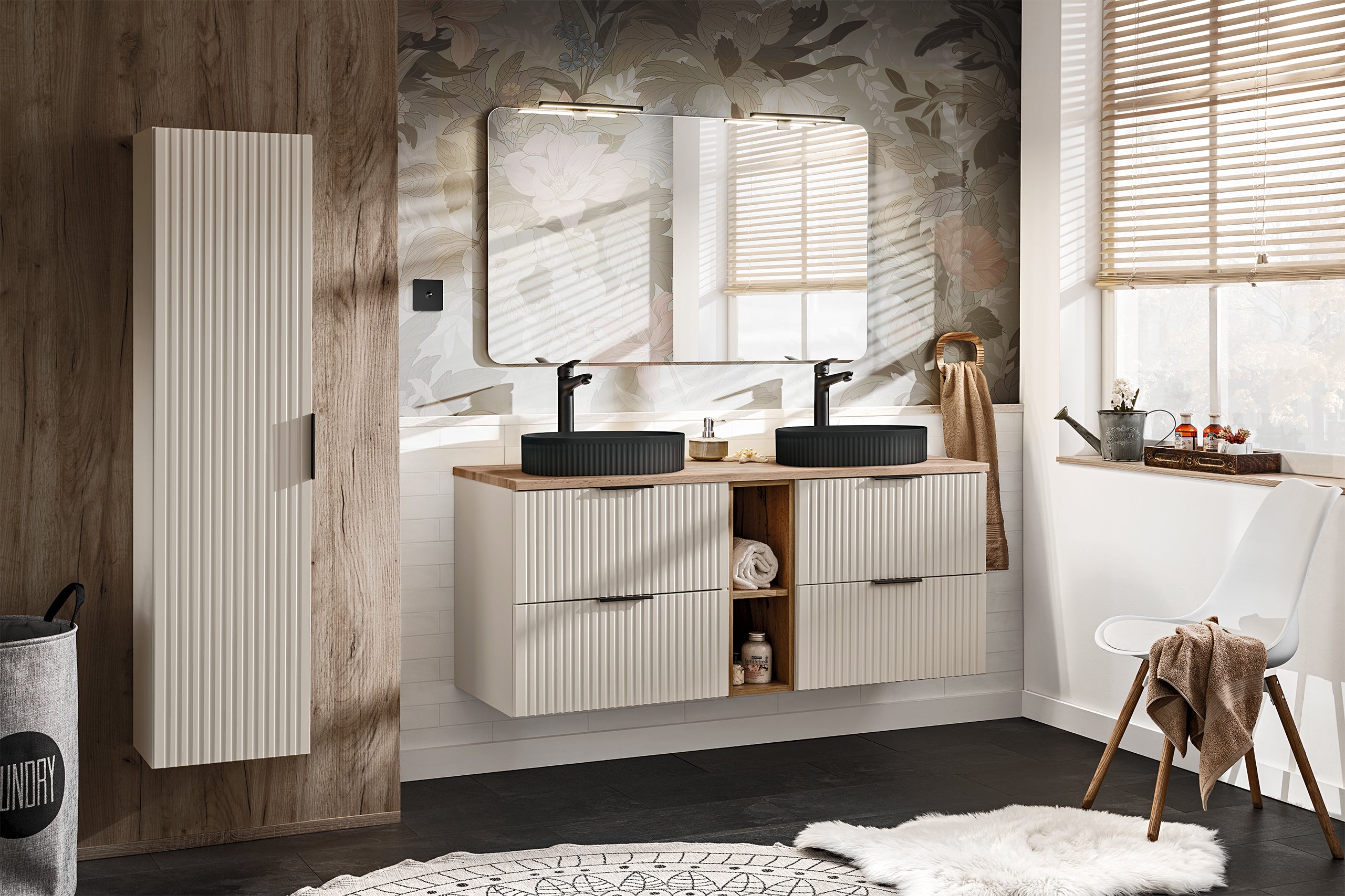 Adel Cashmere Vanity Unit Set 100 / 120 / 140 cm – Configure Your Bathroom