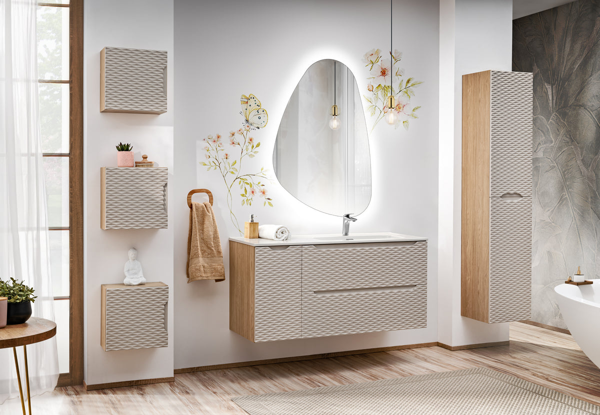 Ocean Beige Vanity Unit Set 60 / 70 / 80 / 90 / 120 cm – Configure Your Bathroom