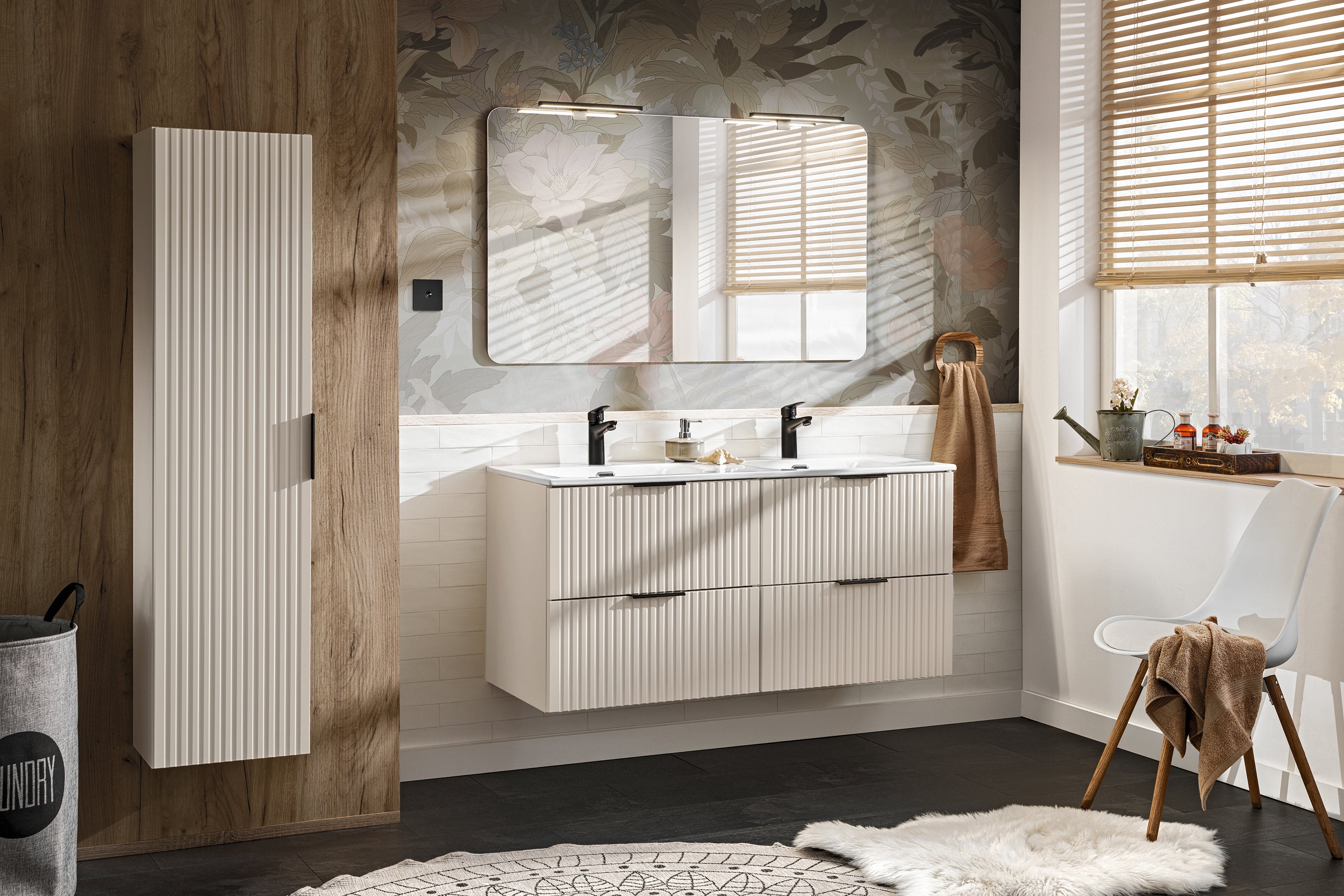 Adel Cashmere Vanity Unit Set 100 / 120 / 140 cm – Configure Your Bathroom